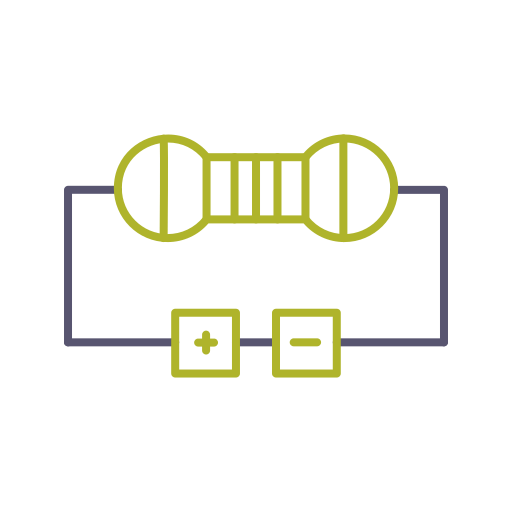 Resistor Generic color outline icon