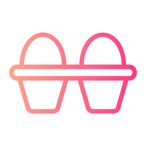 carton de huevos Generic gradient outline icono