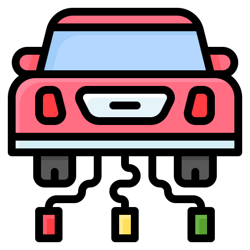 Свадебный автомобиль Generic color lineal-color иконка