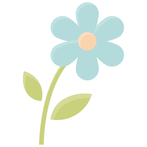 꽃 Generic color fill icon