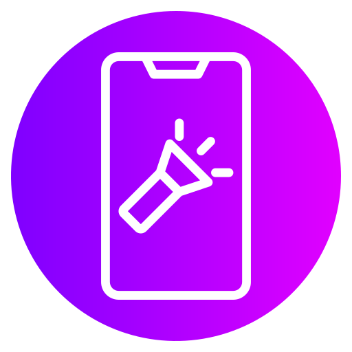 Flashlight Generic gradient fill icon