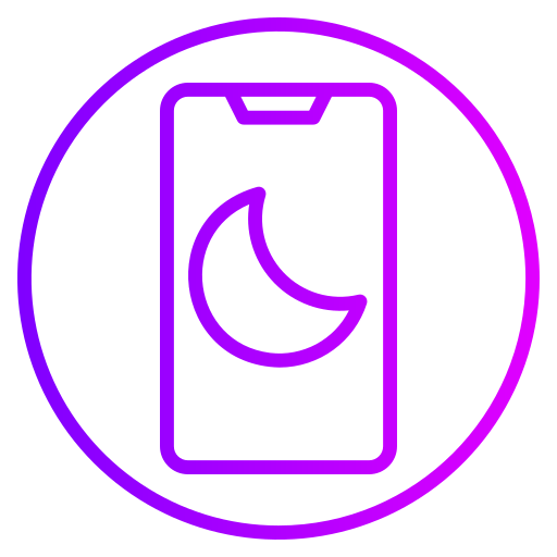 nachtstand Generic gradient outline icoon