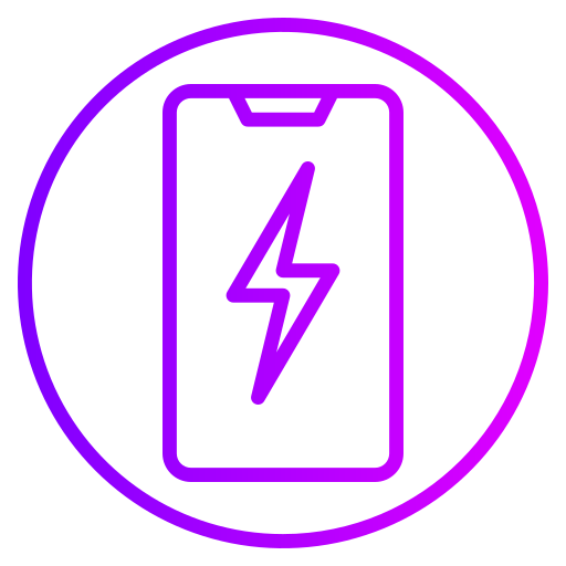Phone charge Generic gradient outline icon