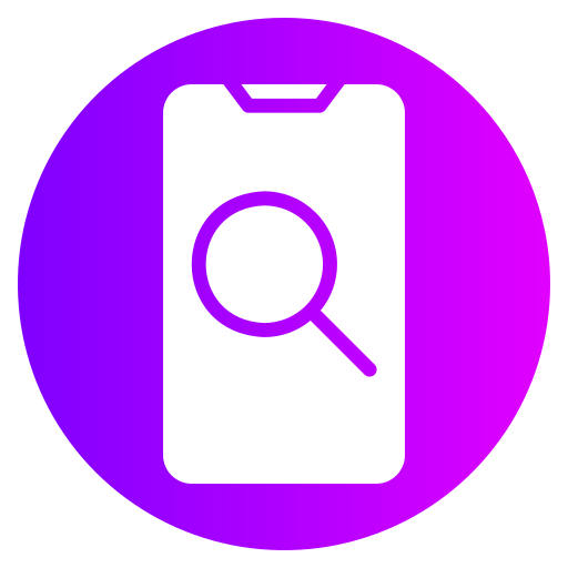 Magnifying glass Generic gradient fill icon
