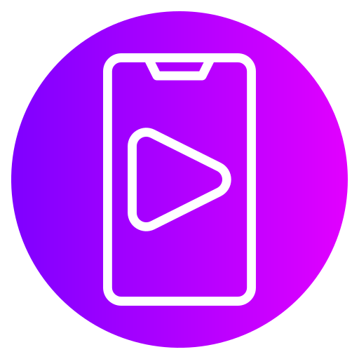 video Generic gradient fill icoon