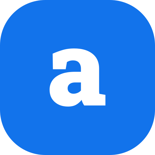 Letter A Generic color fill icon