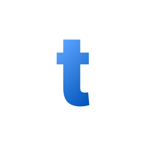 편지 t Generic gradient fill icon