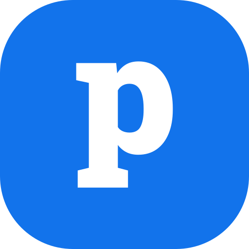 litera p Generic color fill ikona