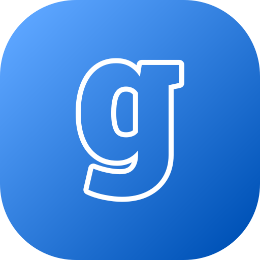 문자 g Generic gradient fill icon