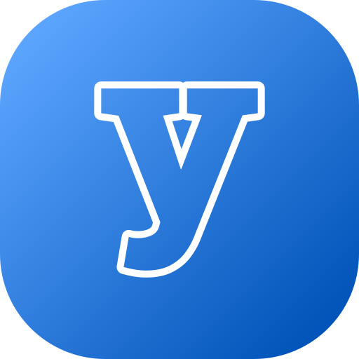 Letter y Generic gradient fill icon