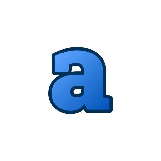 buchstabe a Generic gradient lineal-color icon