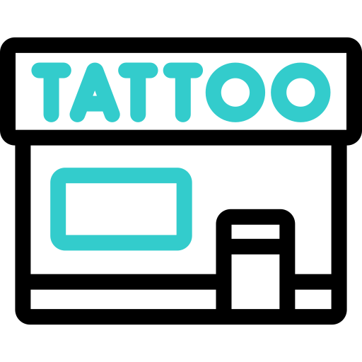 tattoo studio Basic Accent Outline иконка