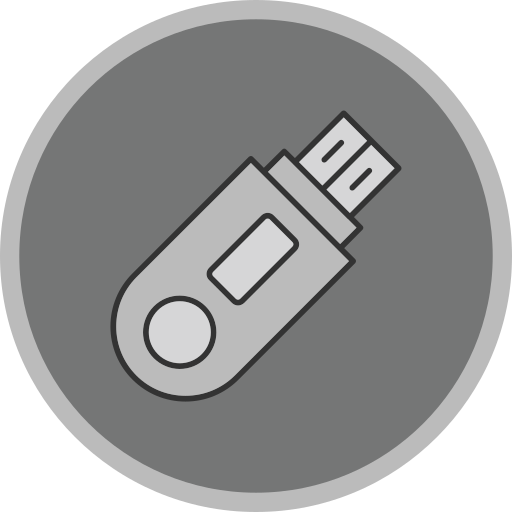 Flash disk Generic color lineal-color icon