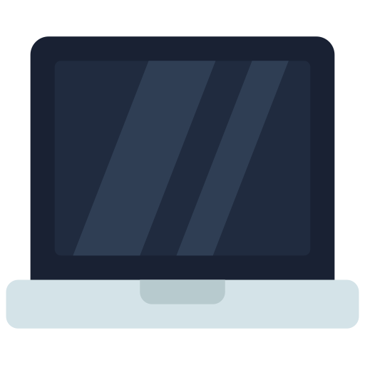 laptop Juicy Fish Flat icon
