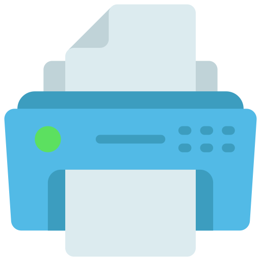 printer Juicy Fish Flat icoon