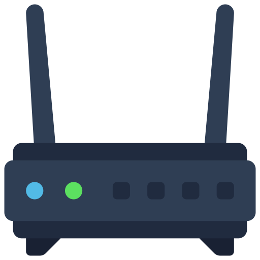 router bezprzewodowy Juicy Fish Flat ikona