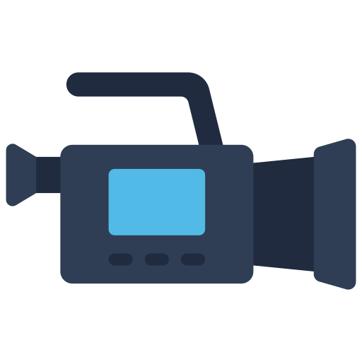 videocamera Juicy Fish Flat icona
