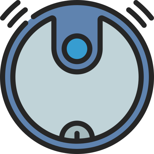 Robot vacuum cleaner Juicy Fish Soft-fill icon