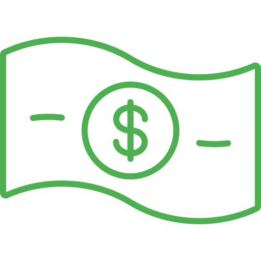 Символ доллара в черном овале Generic color outline иконка