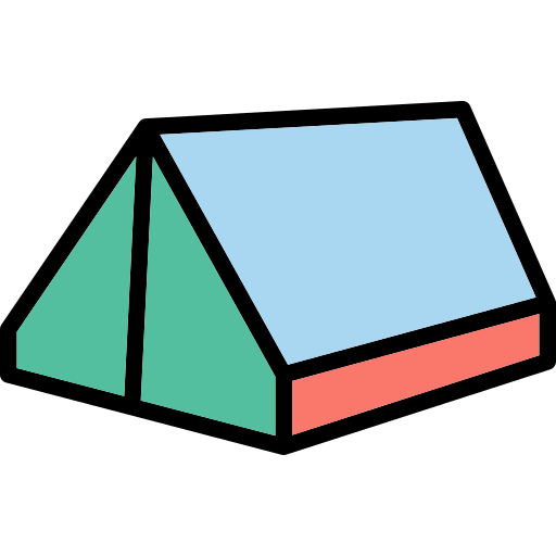 camp Generic color lineal-color icon