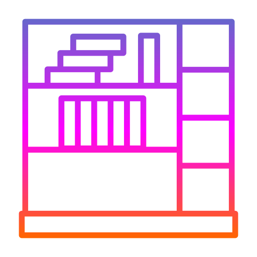 シェルフ Generic gradient outline icon