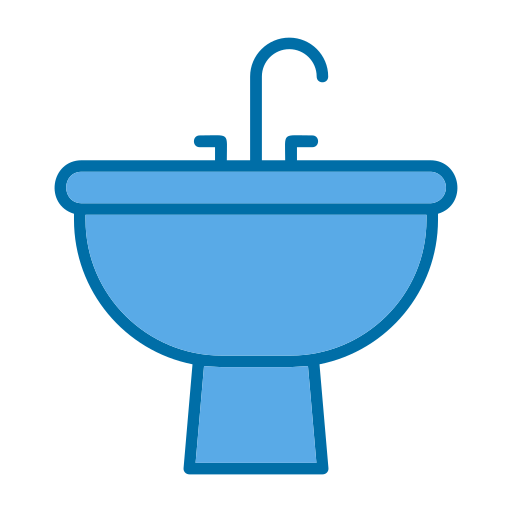 lavabo Generic color lineal-color icono