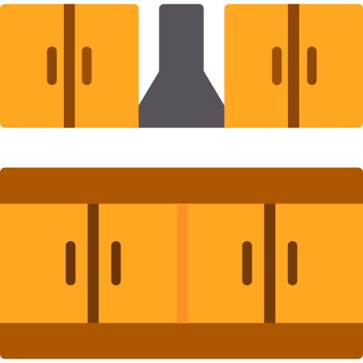 Kitchen furniture Generic color fill icon