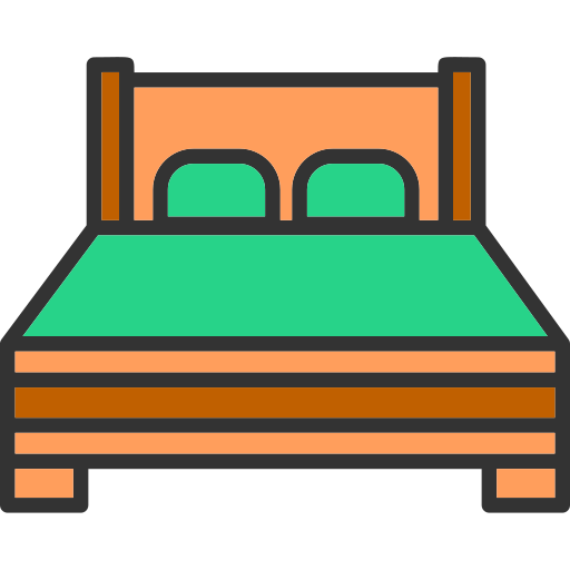 cama Generic color lineal-color Ícone