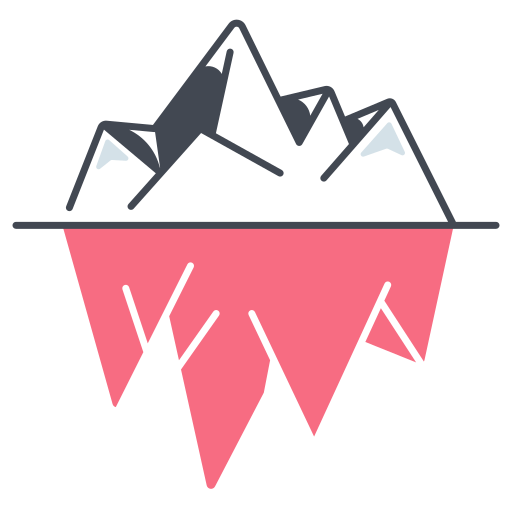 góra lodowa Generic color lineal-color ikona
