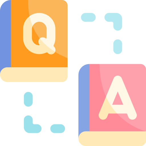 Question and answer Kawaii Flat icon
