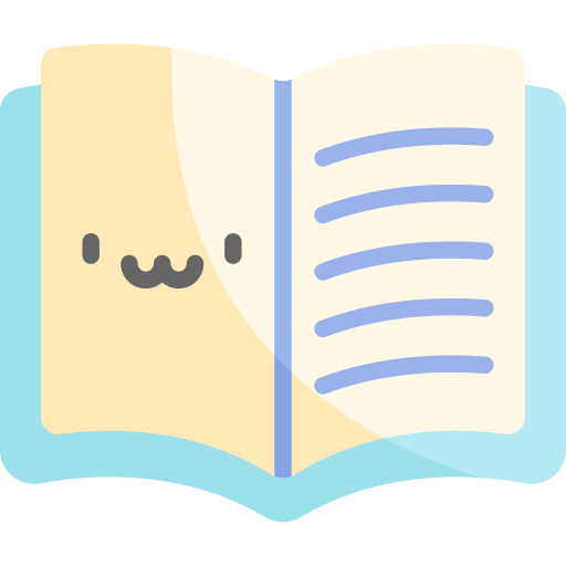 Book Kawaii Flat icon