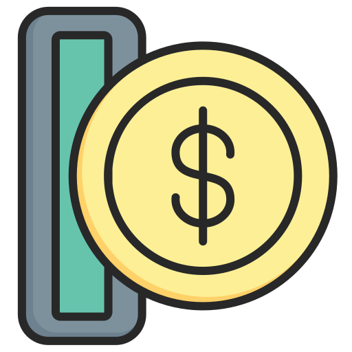 コインを入れる Generic color lineal-color icon