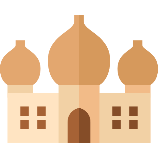 taj mahal Basic Straight Flat icon