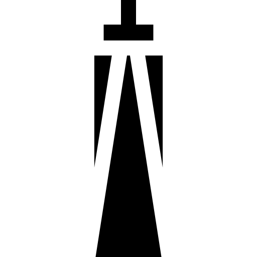 wereldhandelscentrum Basic Straight Filled icoon