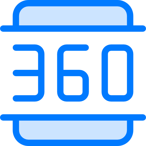 360 gradi Vitaliy Gorbachev Blue icona