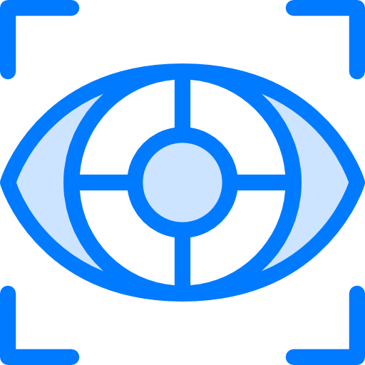 escaneo de ojos Vitaliy Gorbachev Blue icono