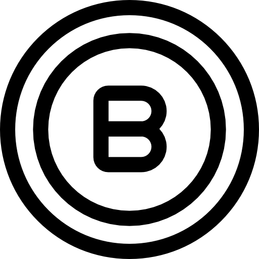 b Basic Rounded Lineal icona