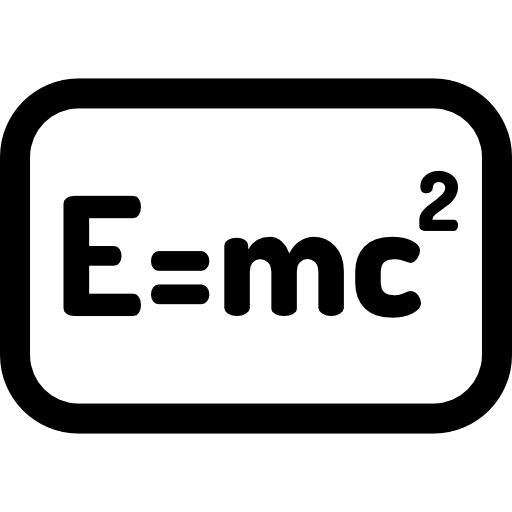 physik Basic Rounded Lineal icon