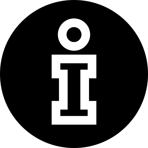 information Basic Straight Filled Icône