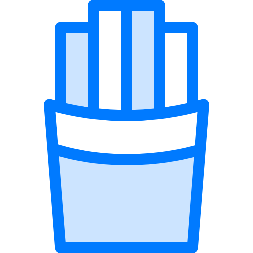 フライドポテト Vitaliy Gorbachev Blue icon