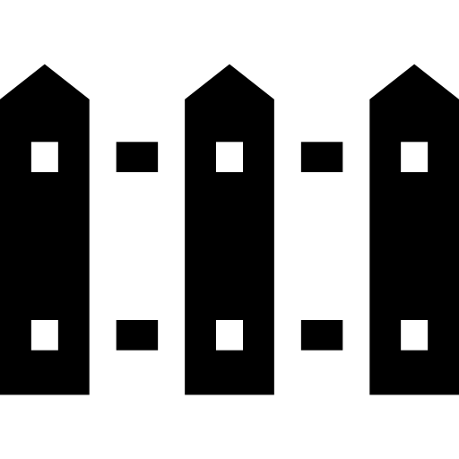 フェンス Basic Straight Filled icon