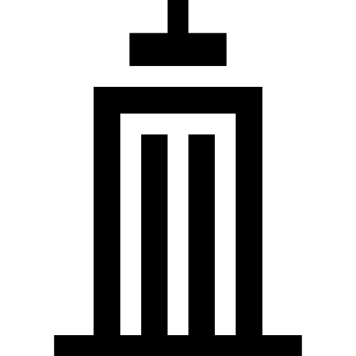 wolkenkratzer Basic Straight Filled icon