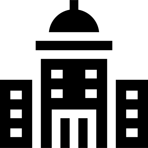 stadtgebäude Basic Straight Filled icon