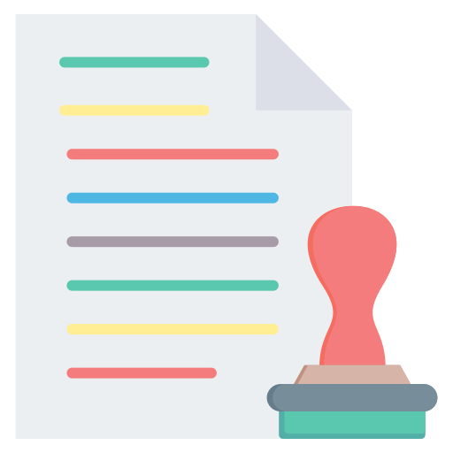 Legal document Generic color fill icon