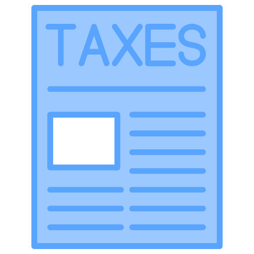 belastingen Generic color lineal-color icoon