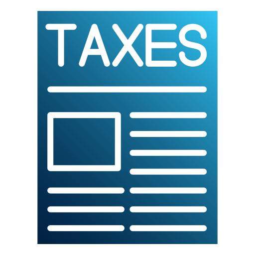 Taxes Generic gradient fill icon