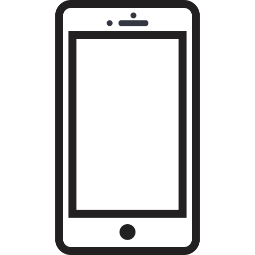 Phone 8 Generic outline icon