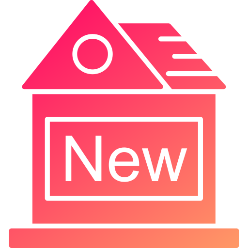 새 집 Generic gradient fill icon