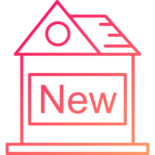 New house Generic gradient outline icon