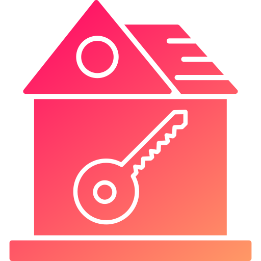 House key Generic gradient fill icon